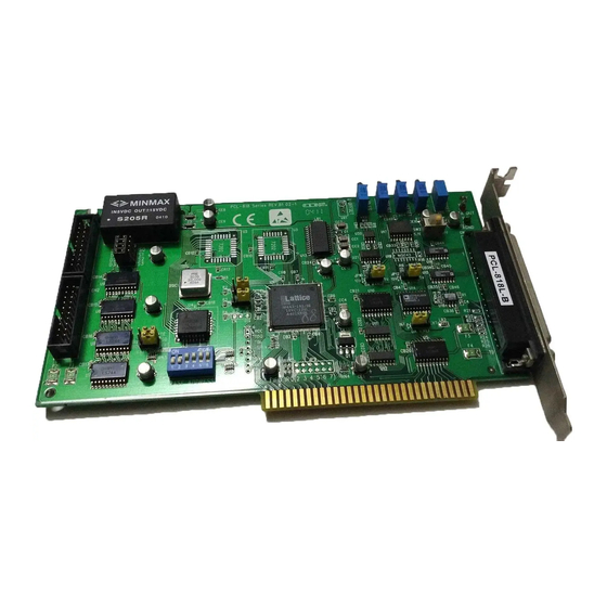 Advantech PCL-818L User Manual