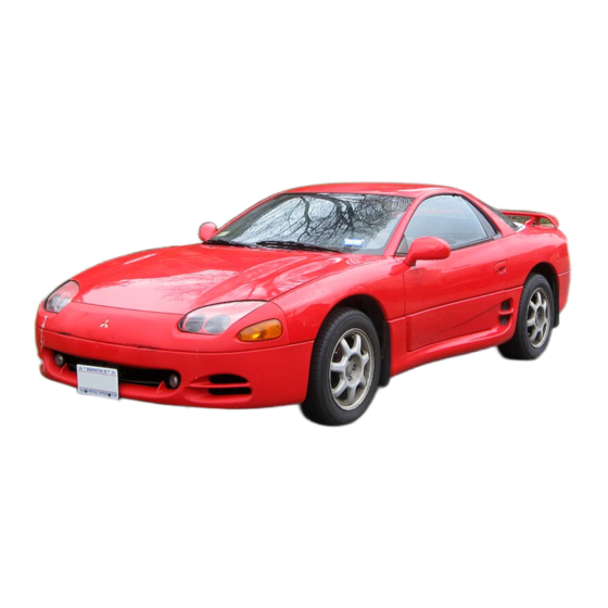 Mitsubishi 1995 3000GT Spyder Service Manual Supplement