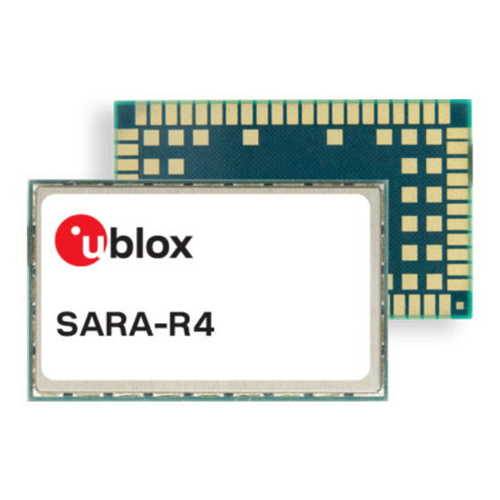 Ublox SARA-R42 Development Manual