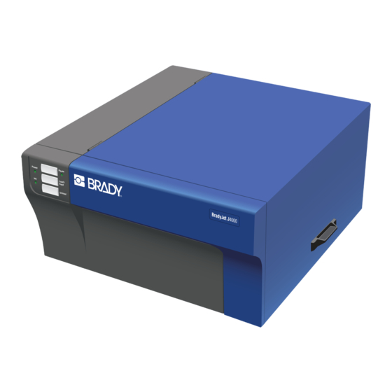 Brady BradyJet J4000 User Manual