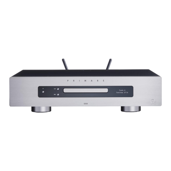 Primare PRISMA CD35 User Manual