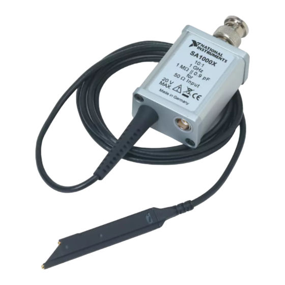 National Instruments SA1000X Manual