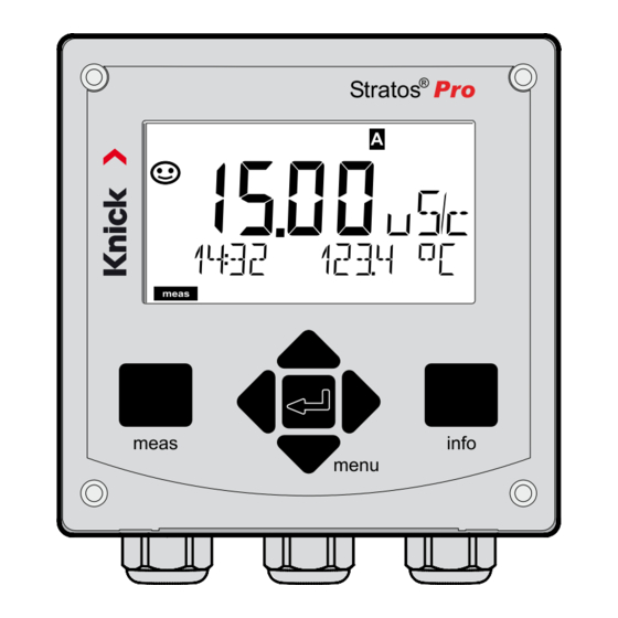 Knick Stratos Pro A201N-CC User Manual