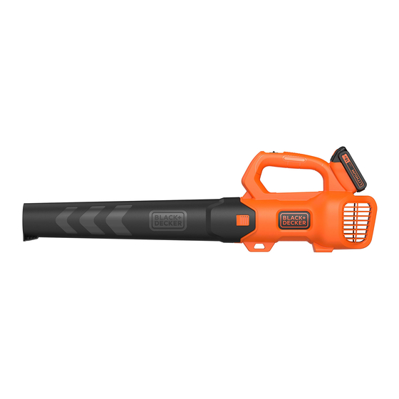 Black+Decker BCBL200 L25 Leaf Blower Manuals