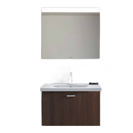DURAVIT Brioso BR 7003 Mounting Instructions