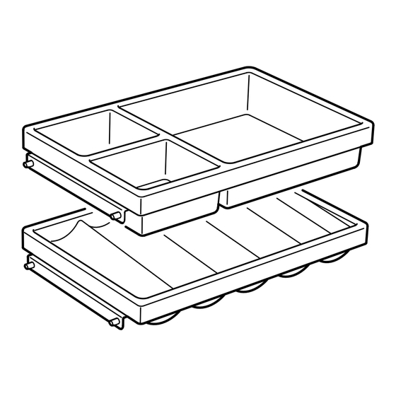 IKEA ANORDNA MEST STORAGE UNIT S2 12X8" Instructions