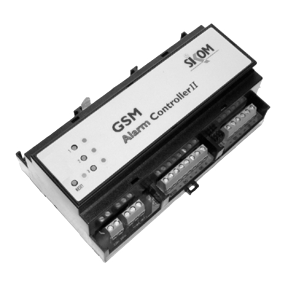 SiKom GSM Alarm Controller II Instructions Manual