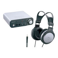 Sony MDR-XD050 Operating Instructions Manual
