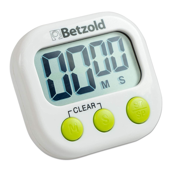 Betzold Timello Manuals