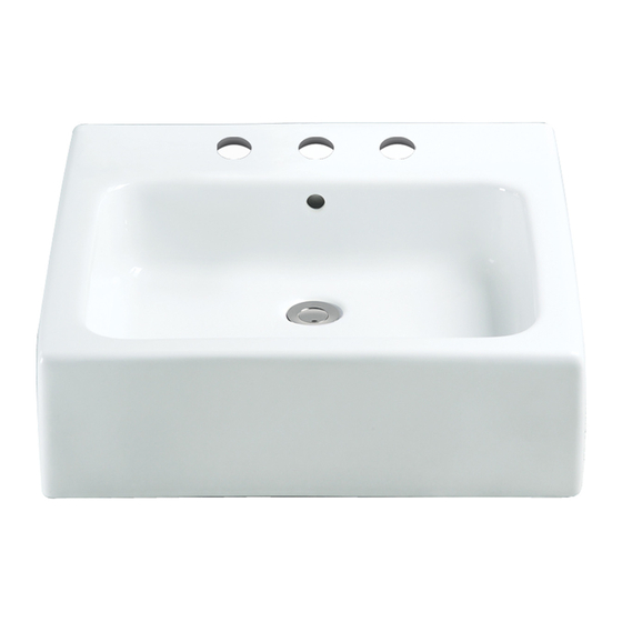 Toto Vessel Lavatory LT645 Installation And Owner's Manual