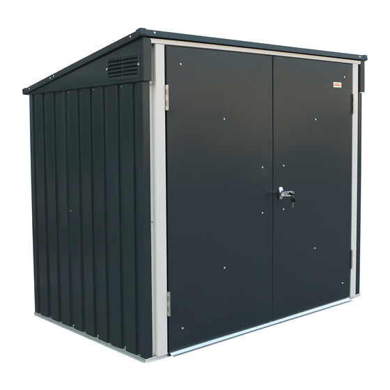 USP DURAMAX Garbage Bin shed Owner's Manual