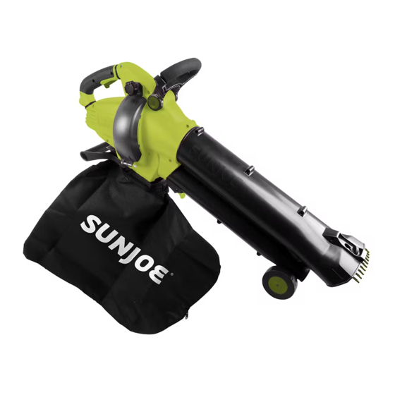 SNOWJOE sunjoe SBJ702E Operator's Manual
