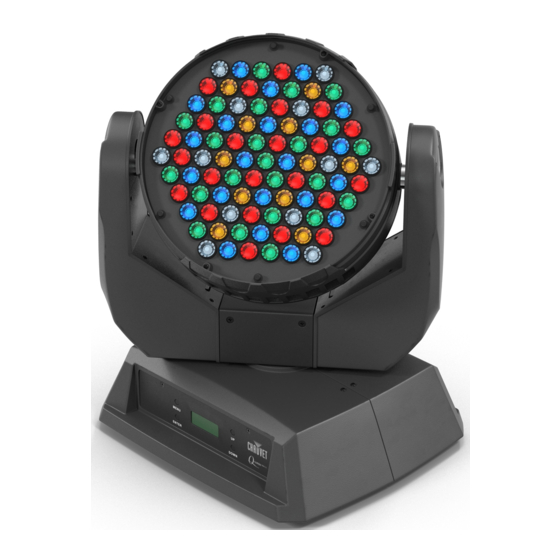 Chauvet Q-WASH 560Z-LED Quick Reference Manual