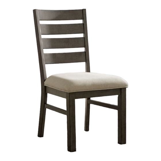 Furniture of America Clary CM3793SC-2PK Assembly Instructions Manual