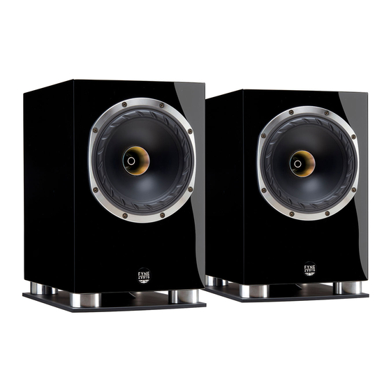 Fyne Audio ADVICE F500 SP Series Manual