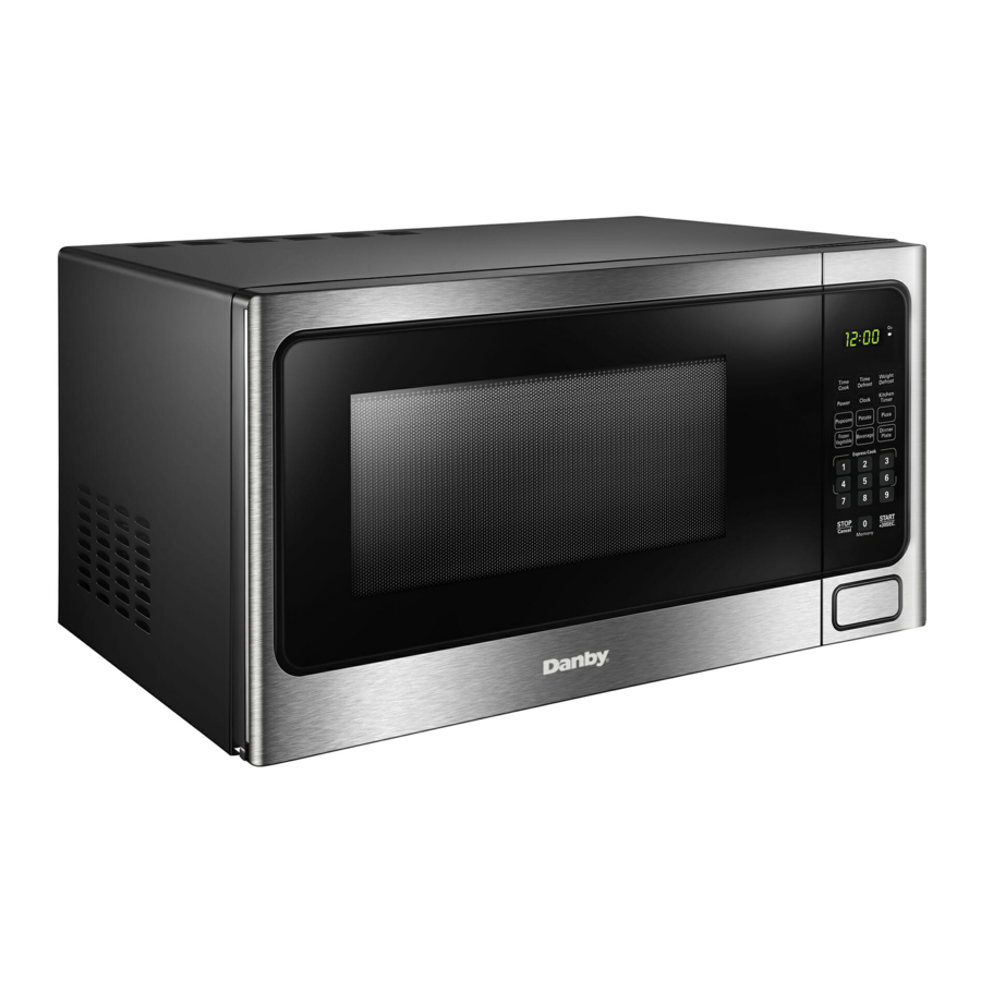 Danby Designer DDMW1125BBS 1.1 cu. ft. Countertop Microwave Manual