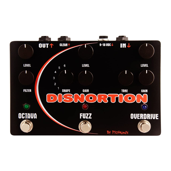 pigtronix OFO Disnortion User Manual