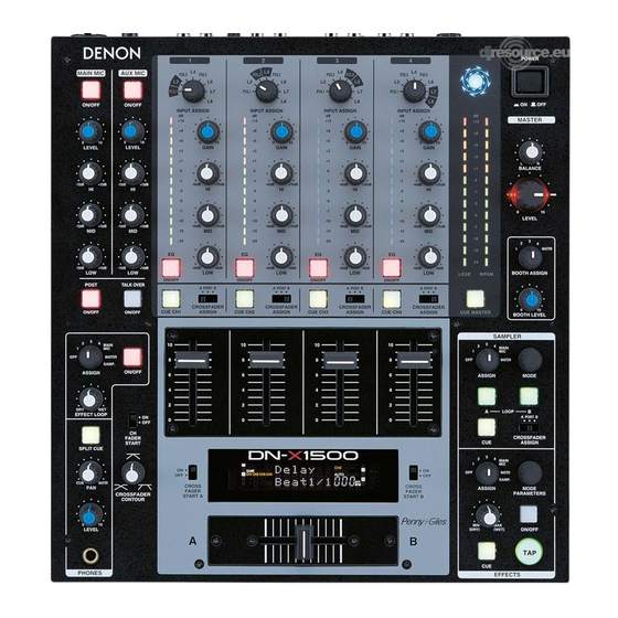 Denon DN-X1500 Brochure & Specs