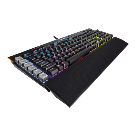 Corsair K95 RGB PLATINUM Quick Start Manual