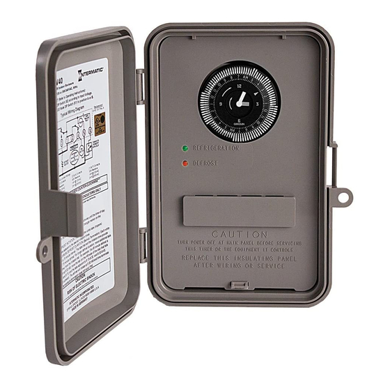 INTERMATIC DTAV40 SERIES INSTALLATION & OPERATING INSTRUCTIONS MANUAL