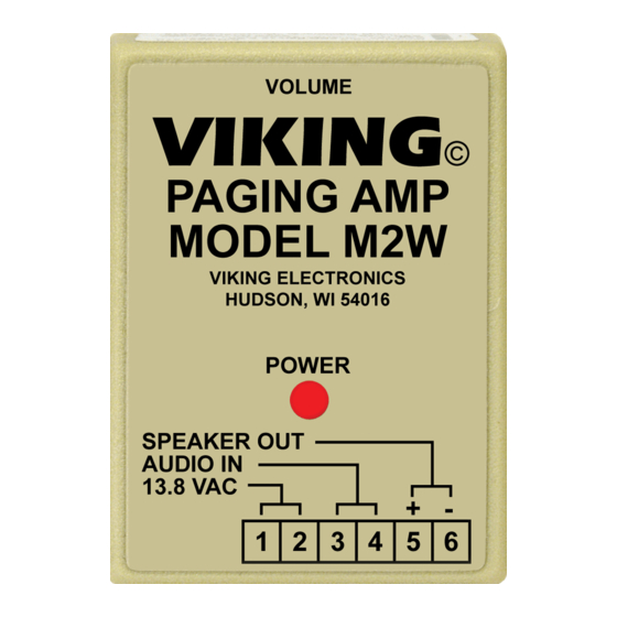 Viking M2W Product Manual