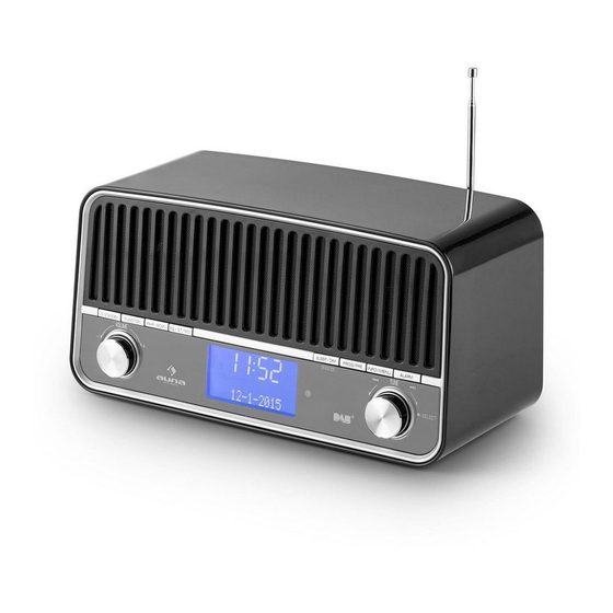 auna multimedia 10027920 DAB+ Retro-Radio Manuals