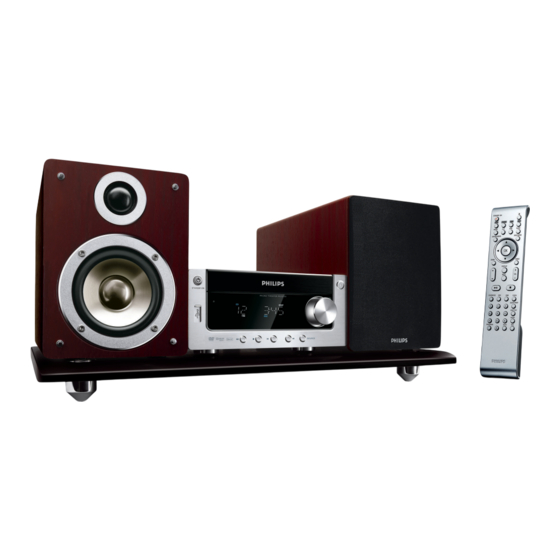 PHILIPS DVD Micro Theatre MCD750 User Manual