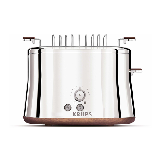 User Manuals: Krups KH754 2-Slice Toaster