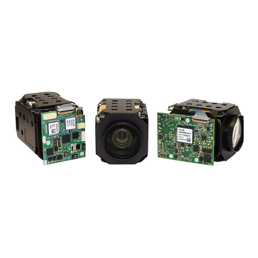 Active Silicon HARRIER AF-Zoom Camera Manuals