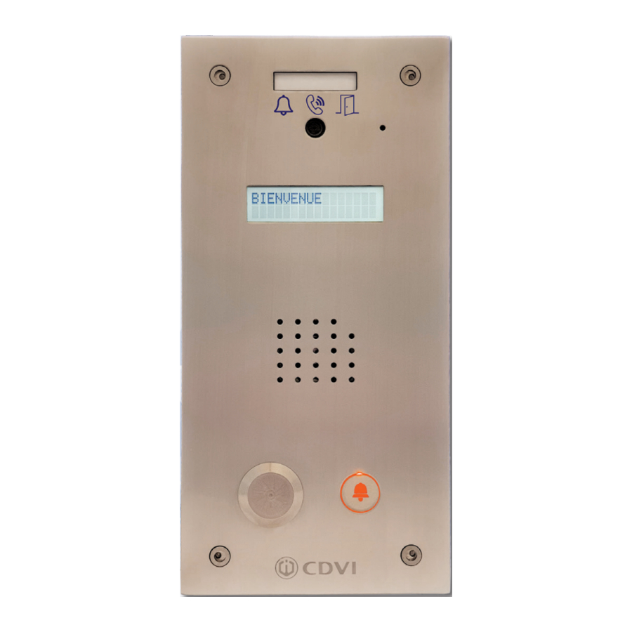 CDVI IPV1 Manual