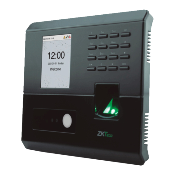 ZKTeco MB10-VL Installation Manual