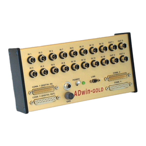 Jäger ADwin-Gold Hardware Manual