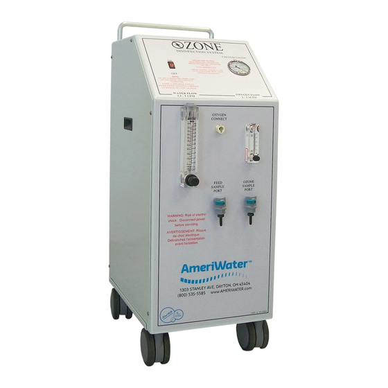 AmeriWater OZONE Operation & Maintenance Manual