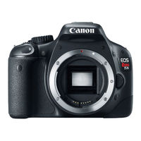 Canon Rebel T2i EOS 550D Instruction Manual