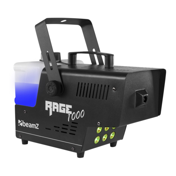 Beamz Rage 1000LED Instruction Manual