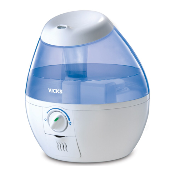 Vicks Mini Cool Mist Humidifier VUl520W Manual