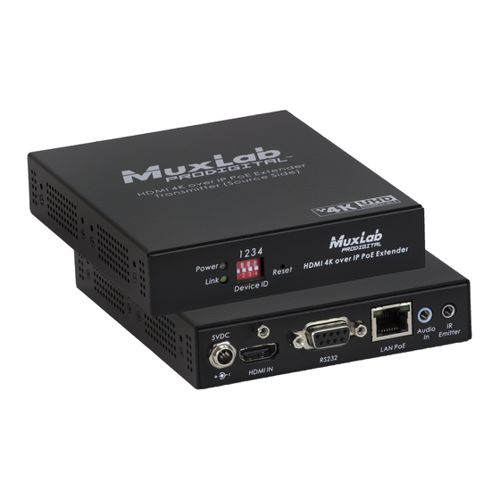 MuxLab 500759-TX Quick Installation Manual