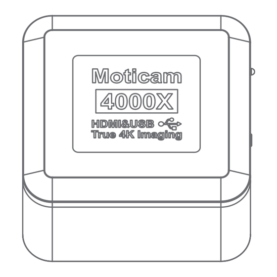 Motic Moticam 4000X Quic Start Manual