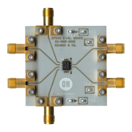 ON Semiconductor ECLSOIC8EVB User Manual