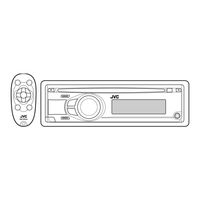 JVC KDA305 - KD Radio / CD Instruction Manual