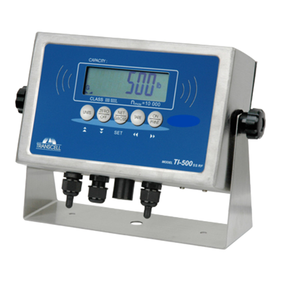 Transcell Technology TI-500 RF Series User Manual