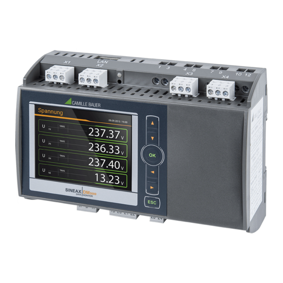 Camille Bauer CENTRAX CU3000 Device Handbook