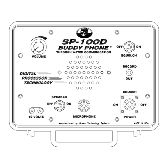 OTS Surface Buddy Phone SP-100D User Manual