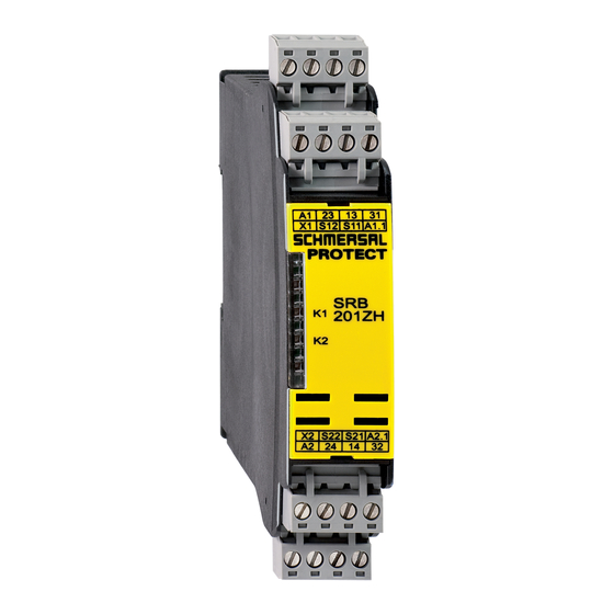 schmersal SRB 201ZH Operating Instructions Manual