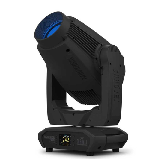 Chauvet Professional Maverick Force 2 Profile Quick Reference Manual