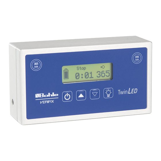 Bohle Verifix TwinLED Operating Instructions Manual
