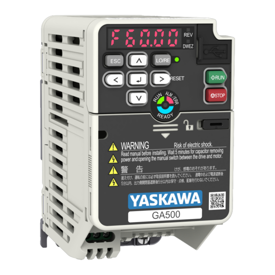 YASKAWA JZSP-GA500 Installation Manual