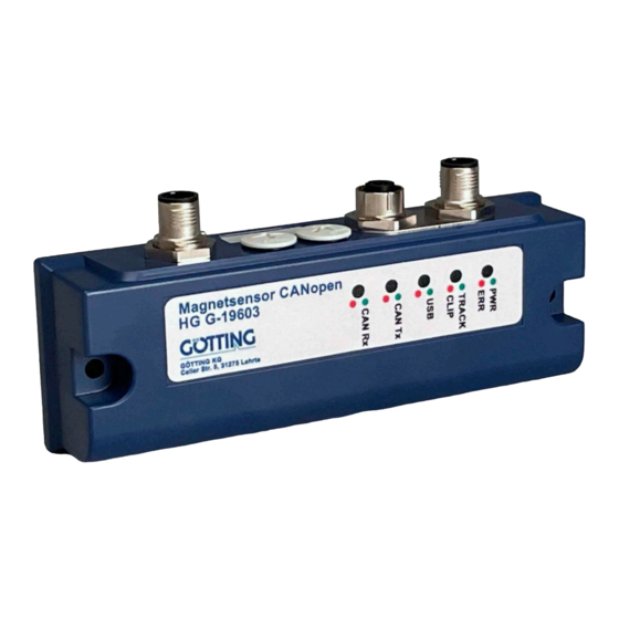 Gotting HG G-19603ZA Manuals