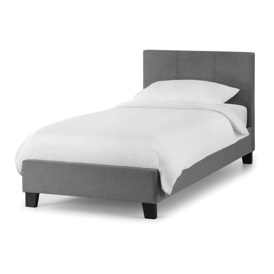 Julian Bowen Rialto Bed RIA101 Assembly Instructions Manual