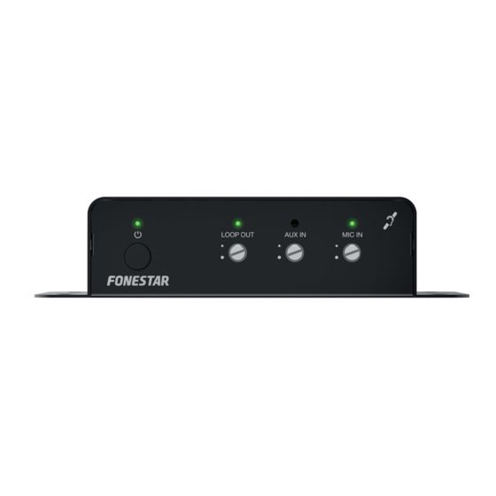 FONESTAR AUDIFON-V Instruction Manual